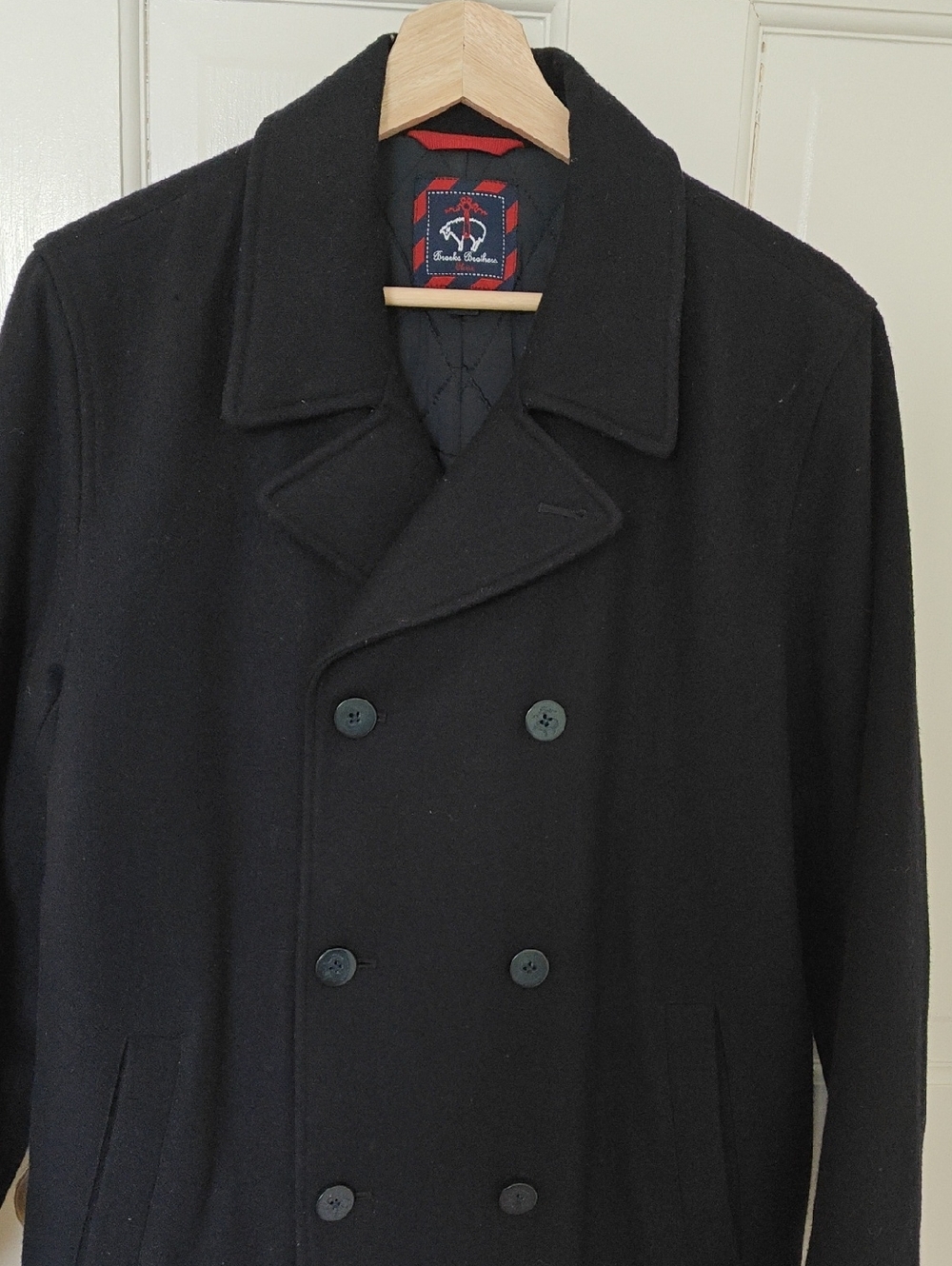 Brooks Brothers Boys Navy Peacoat Size L
